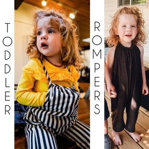 2 Toddler Rompers